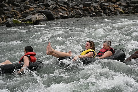 River tubing on the Navua river